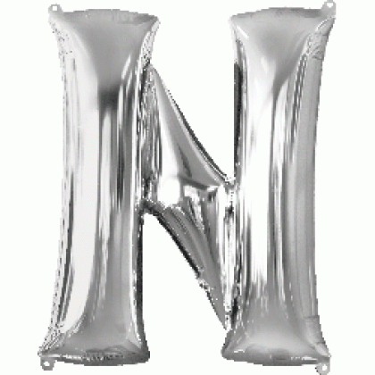 P50 35" (Silver) Letter N SuperShape™