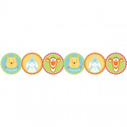 Winnie The Pooh Baby Printed Paper Garland
