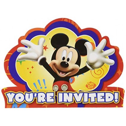 ©Disney Mickey Mouse Postcard Invitations