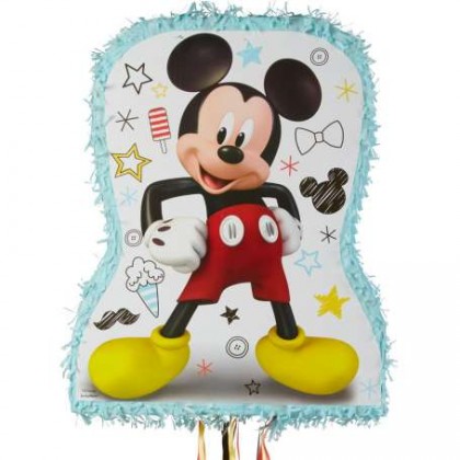Disney Mickey On The Go Licensed Outline Pull Piñata