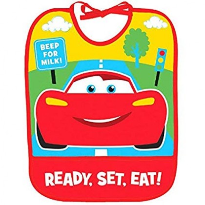 Disney© Cars 1st Birthday Baby Bib - Vinyl