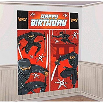 Ninja Scene Setters® Room Decorating Kit - Plastic