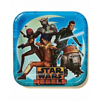 Star Wars Rebels™ Square Plates, 9"