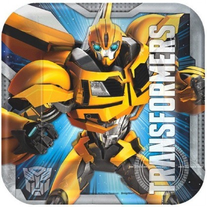 Transformers™ Core Square Plates, 7 in
