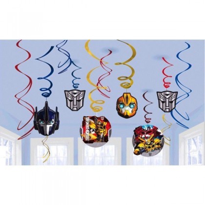Transformers™ Core Value Pack Foil Swirl Decorations