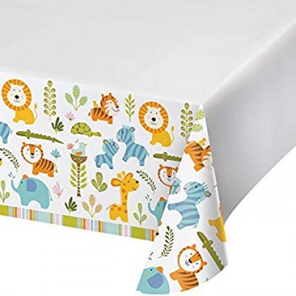 Woodland Welcome Plastic Table Cover