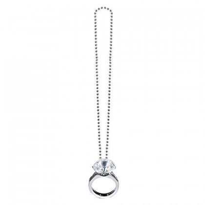 Elegant Bride Diamond Ring Necklace