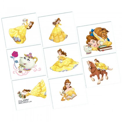 ©Disney Beauty and the Beast Tattoo Favors
