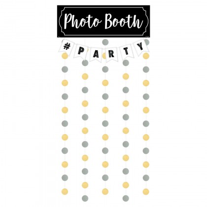 Photo Booth #Party Backdrop Foil & Cupboard
