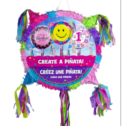 Pastel - Blank for Mylar Balloon Deluxe Conventional Pull Piñata