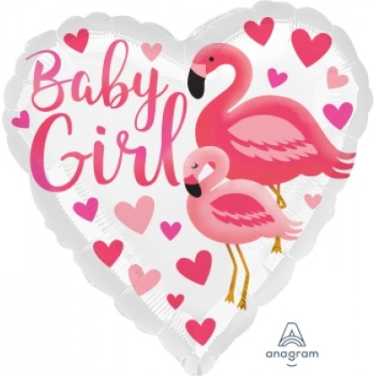 S40 17" Flamingo Baby Girl Standard HX®