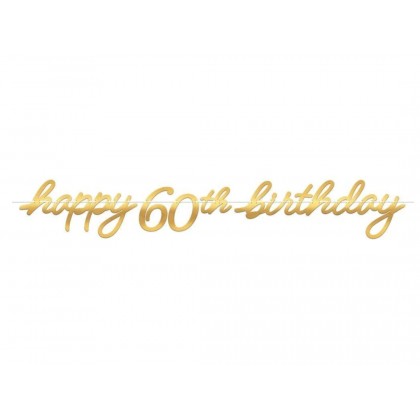 GOLDEN AGE BDAY 60TH-BANNER