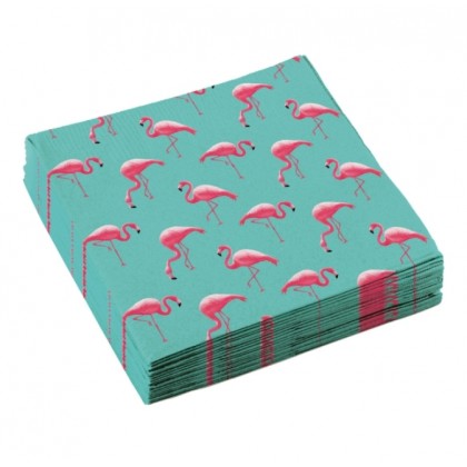 20 Napkins Flamingo Paradise 33 x 33 cm