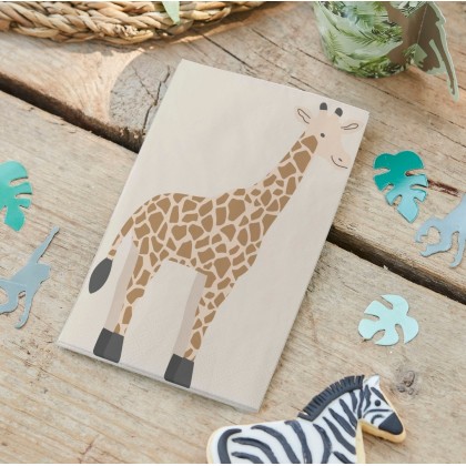 Eco Paper Napkins - Giraffe