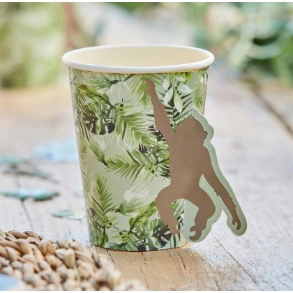 Paper Cups - Pop Out Monkey - Printed