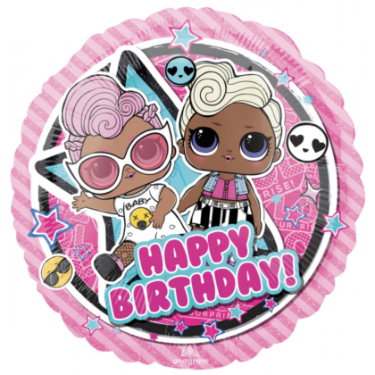 Standard LOL Glam Birthday Foil Balloon S60 Packag