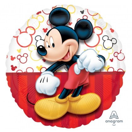 Standard Mickey Portrait Foil Balloon S60 Packaged