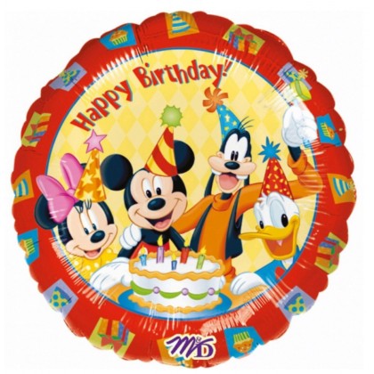 Standard Mickey Happy Birthday Foil Balloon S60 Pa