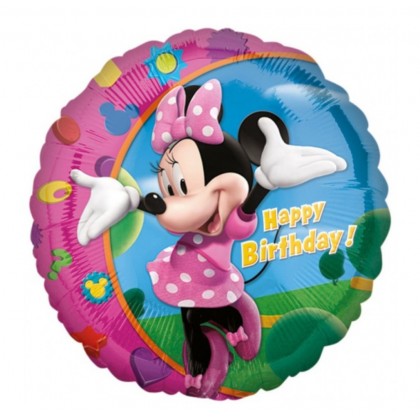 Standard Minnie Happy Birthday Foil Balloon S60 Pa