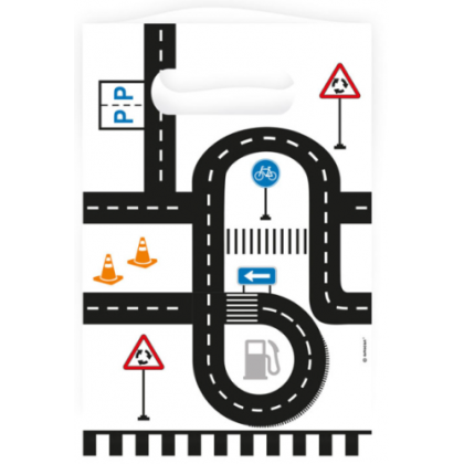 8 Paper Bags On the Road