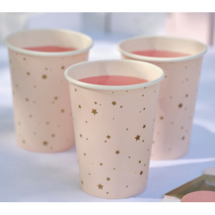 Princess Star Print Paper Cup