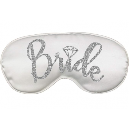 Sleep Mask - The Bride - White
