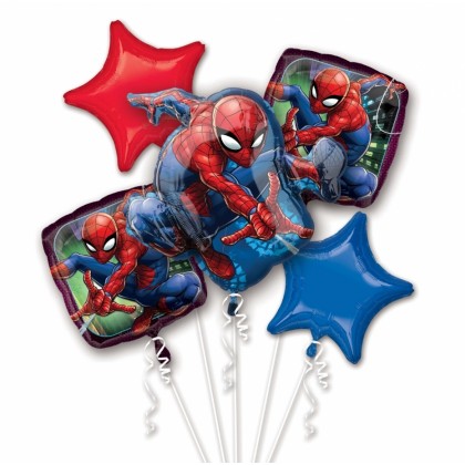 Bouquet Spider-Man Foil Balloon P75 Packaged -