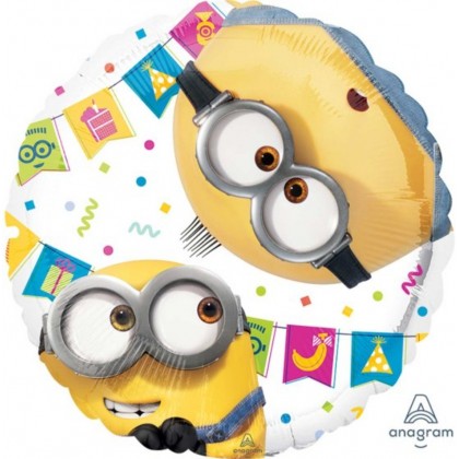 Standard Despicable Me Foil Balloon S60 Packaged 4