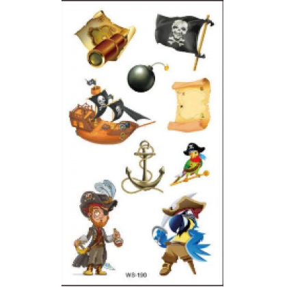 Tattoos Pirates Map