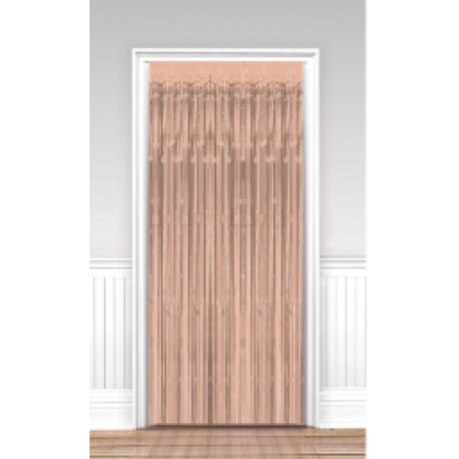 Door Curtain Rose Gold